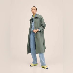 Mango Blue Trench